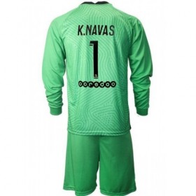 Koszulka Paris Saint-Germain PSG Keylor Navas 1 Bramkarskie Dziecięca Trzeciej 2020/21 - Koszulki Piłkarskie(L/S)